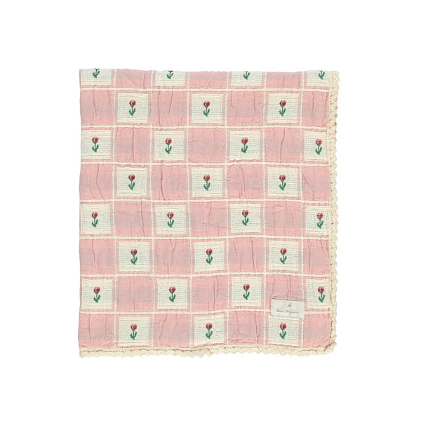 Bebe Organic Tulip Patchwork Blanket