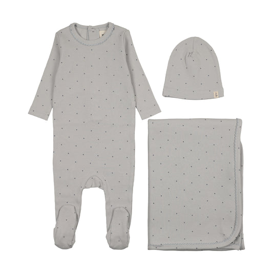 Mema Knit Polka Dot 3 Piece Set