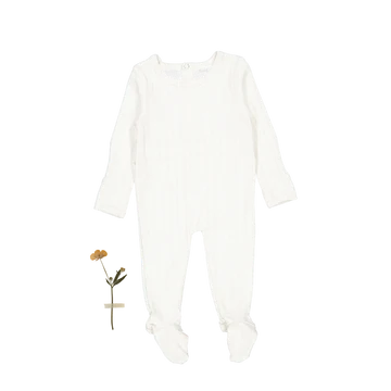 Lovely Littles The Printed Romper - Pointelle
