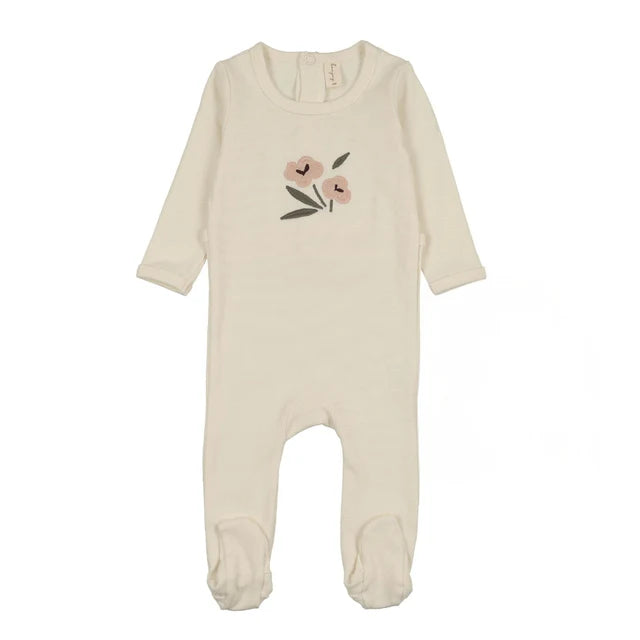 Bonjoy Embroidered Graphic Footie