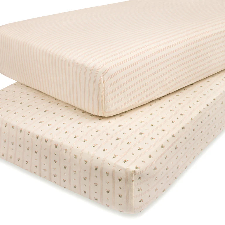 Ely's & Co Crib Toddler Bed Sheet -2 Pack