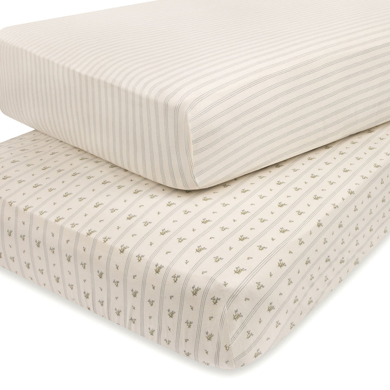 Ely's & Co Crib Toddler Bed Sheet -2 Pack