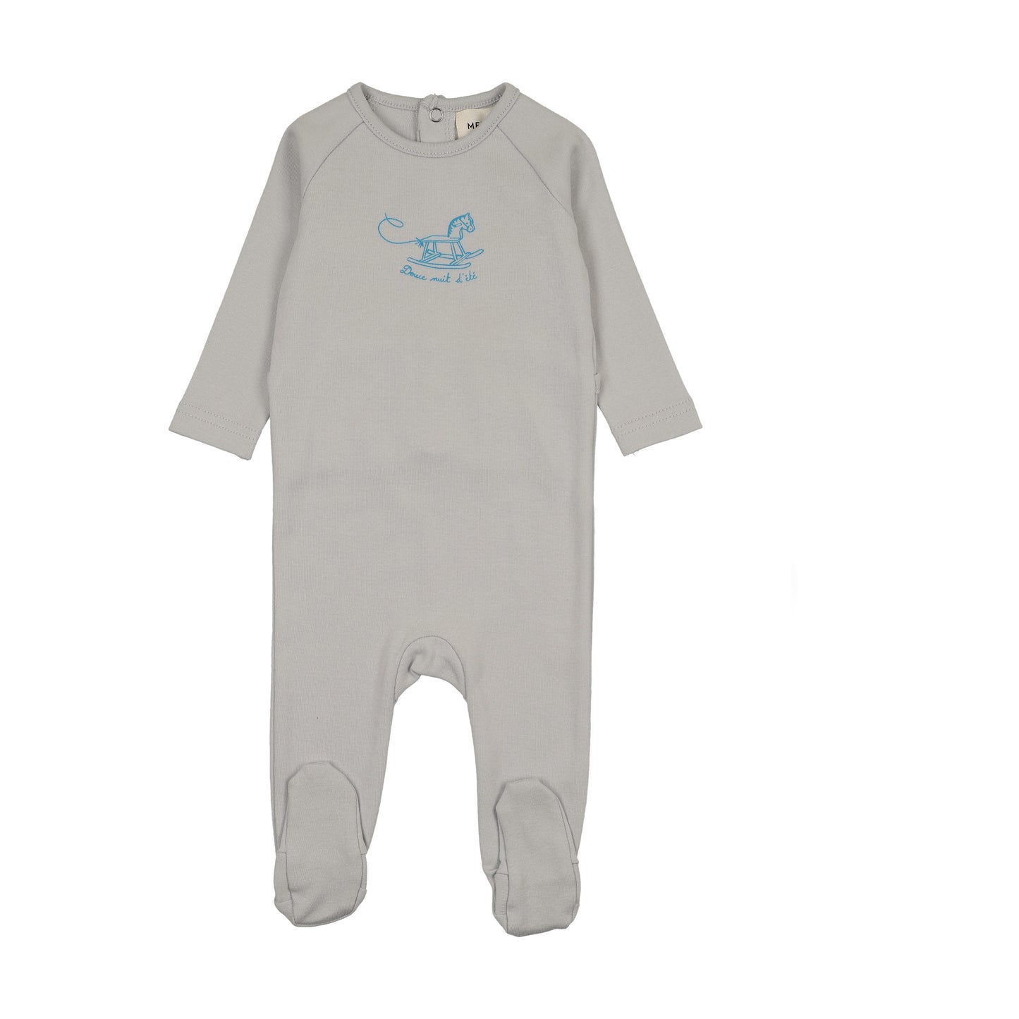 Mema Knit Horse Rocker Footie