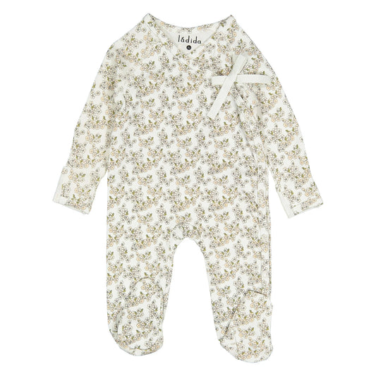 Ladida Peach Cherry Blossom Wrap Footie