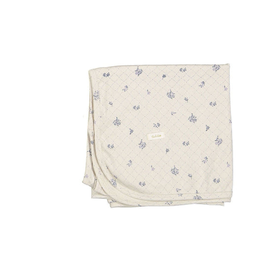 Ladida Slate Grid Print Blanket