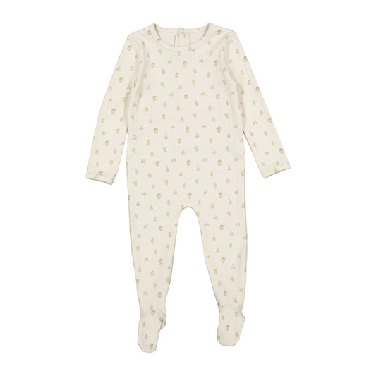 Ladida Sketched Pear Print Romper