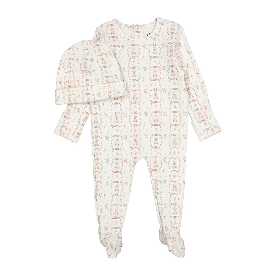 Ladida Mauve Teddy Romper + Hat