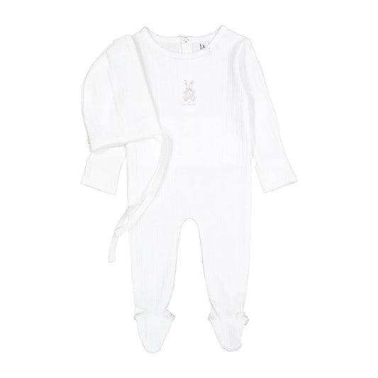 Ladida Rose Bunny Romper + Bonnet