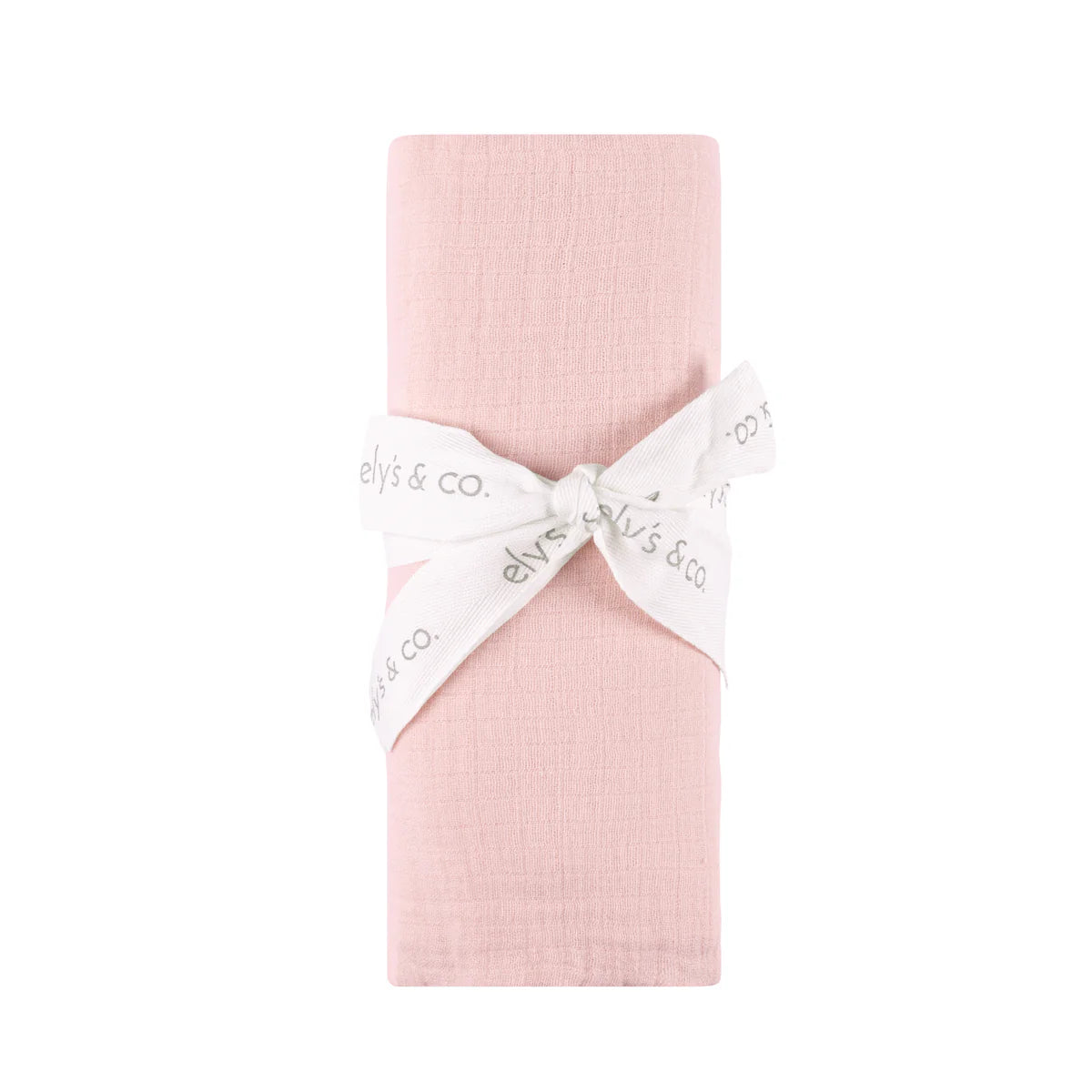 Ely's & Co Solid Muslin Swaddle with Scallop Trim