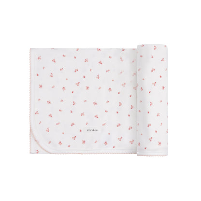 Ely's & Co Organic Cotton Cluster Flower Collection Blanket