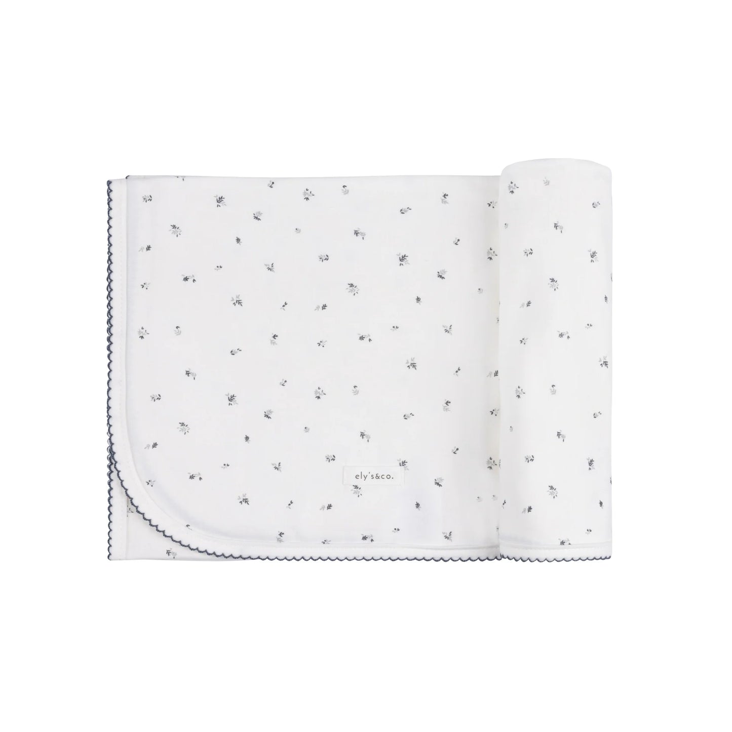 Ely's & Co Organic Cotton Cluster Leaf Collection Blanket