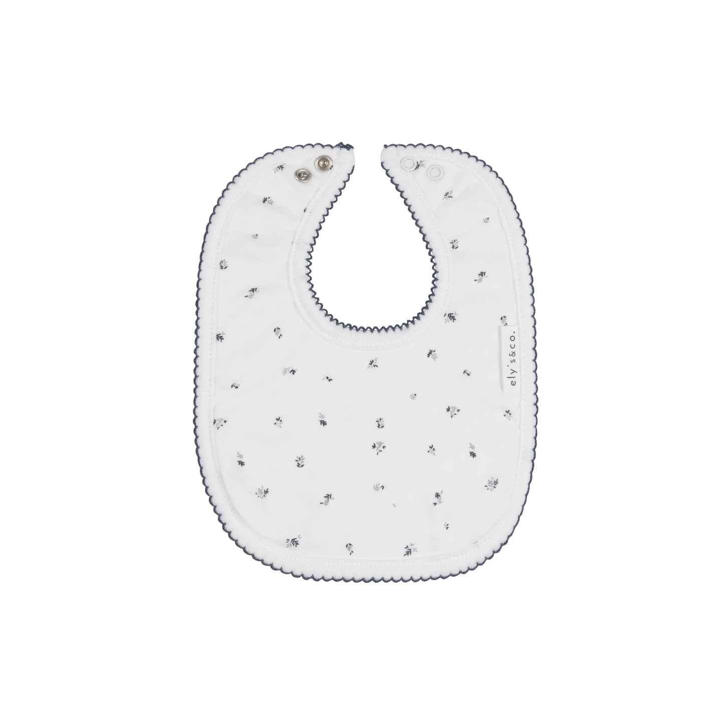 Ely's & Co Organic Cotton Cluster Leaf Collection Bib