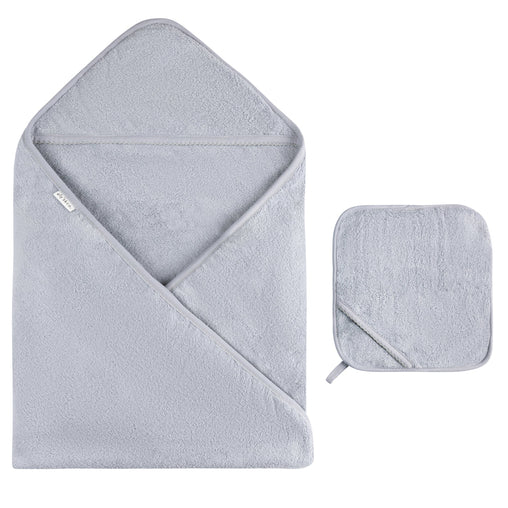 Ely's & Co Scalloped Hooded Towel and Washcloth Set
