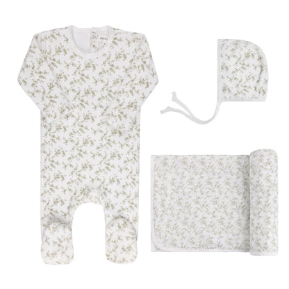 Ely's & Co Velour Vine Pattern Collection 3 Piece Set