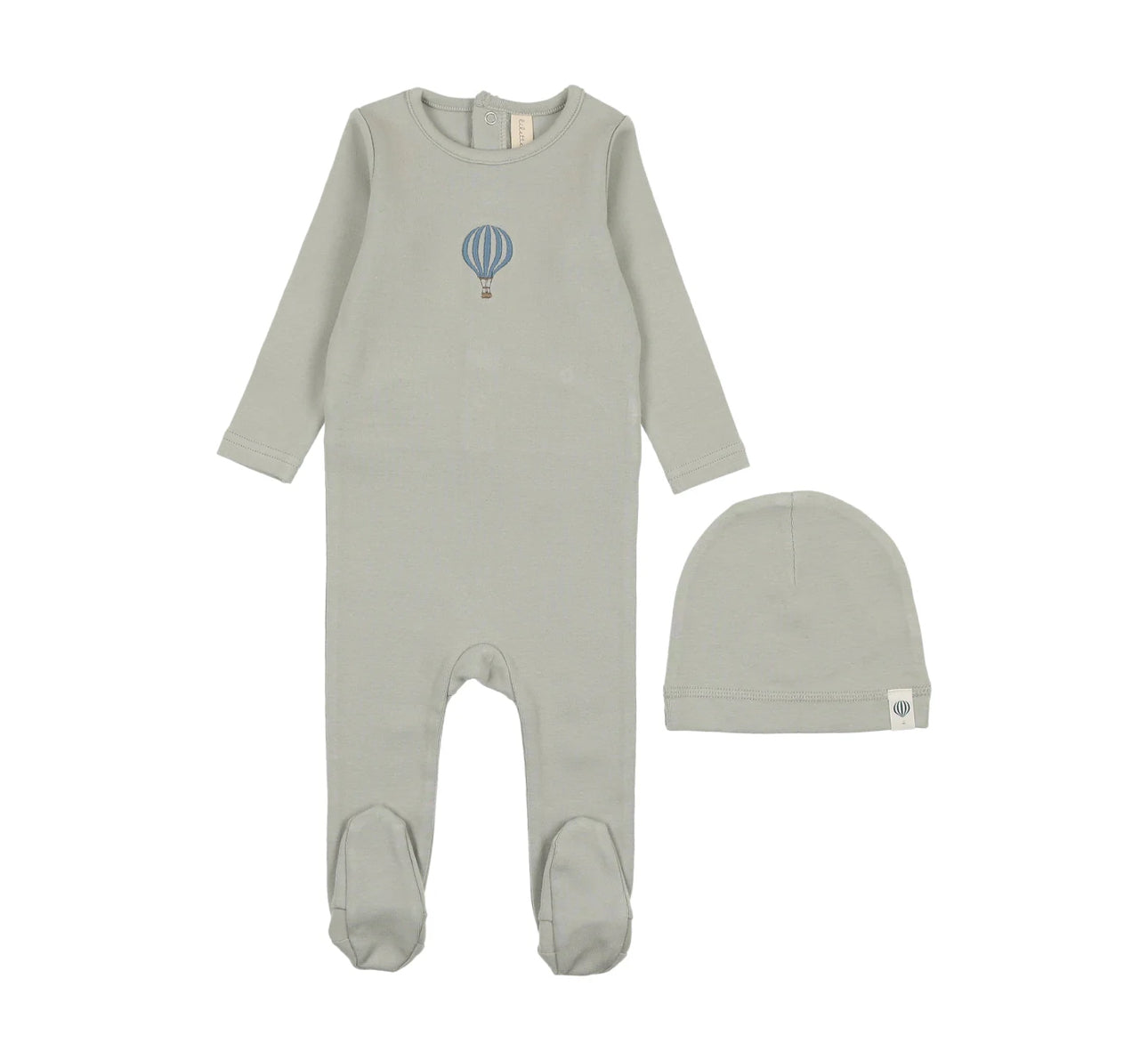 Lilette Single Hot Air Balloon Footie Set and Beanie