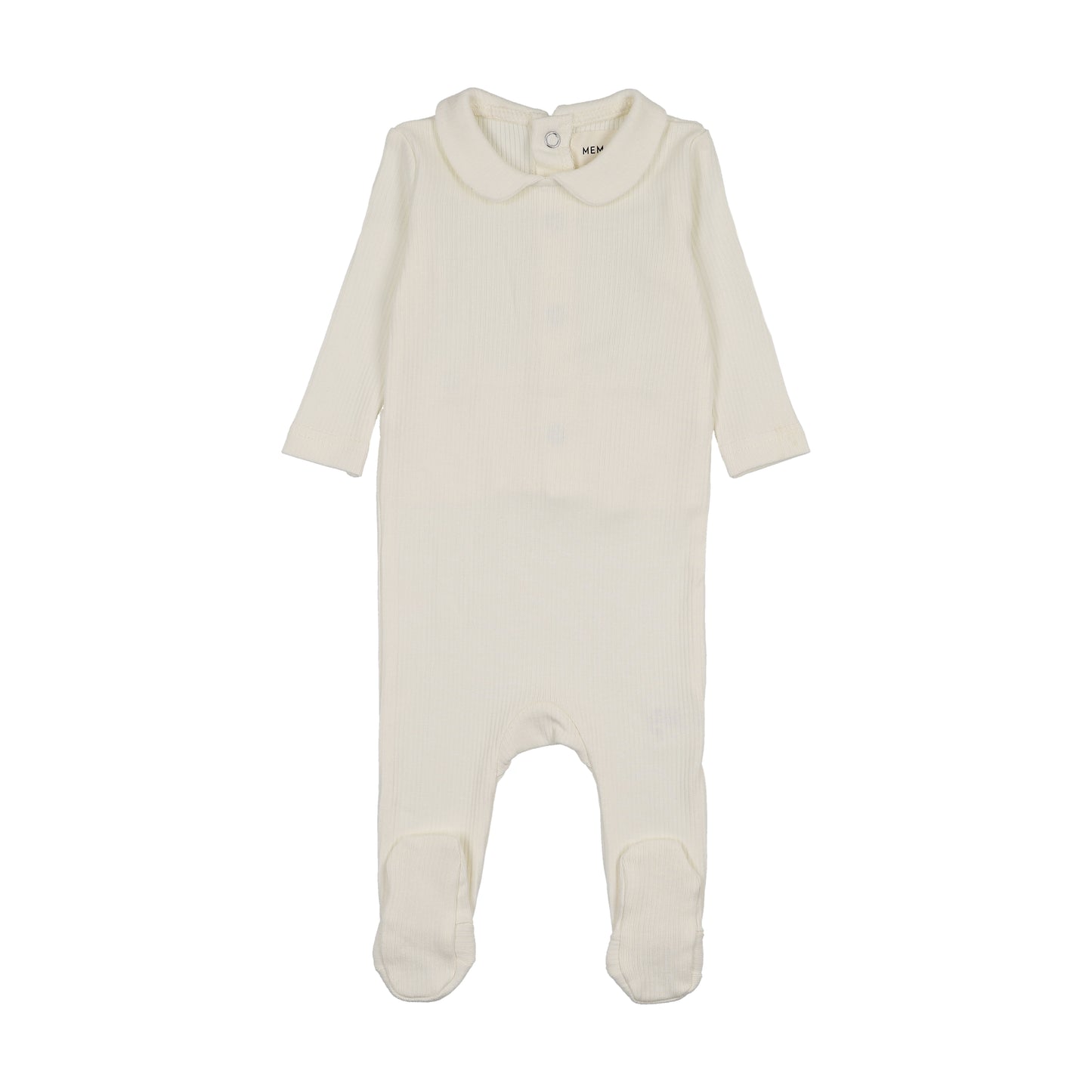 Mema Knit Rib Collar Footie