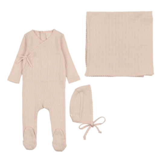 Lilette Fine Pointelle Layette Set