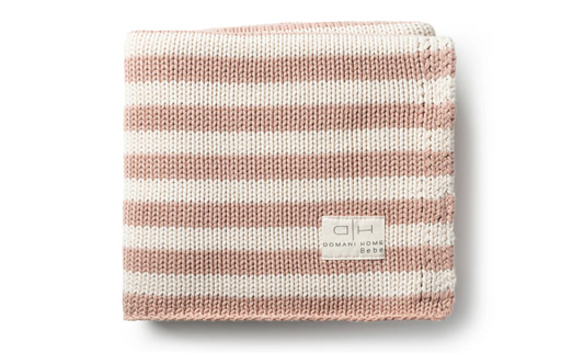 Domani Home Iconic Striped Knit Baby Blanket