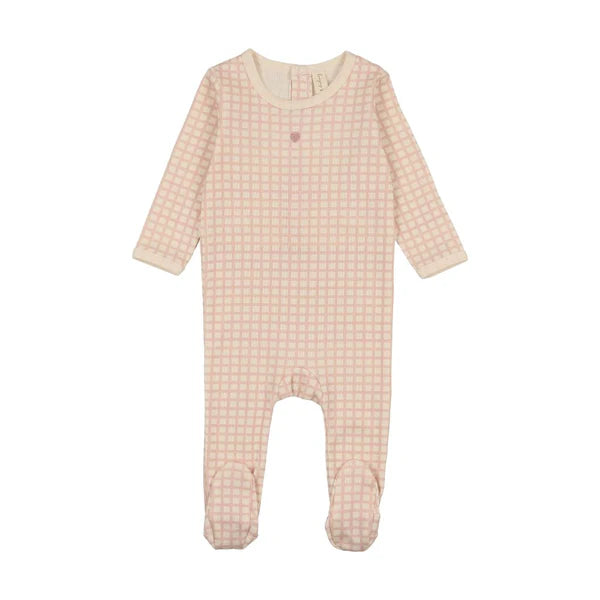 Bonjoy Checkered Dreams Footie Set