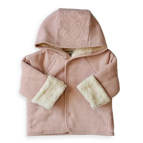 Bebe Organic Pointelle Jacket