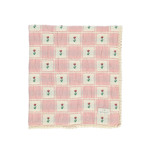 Bebe Organic Tulip Patchwork Blanket