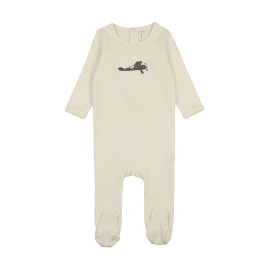 Bonjoy Embroidered Graphic Footie