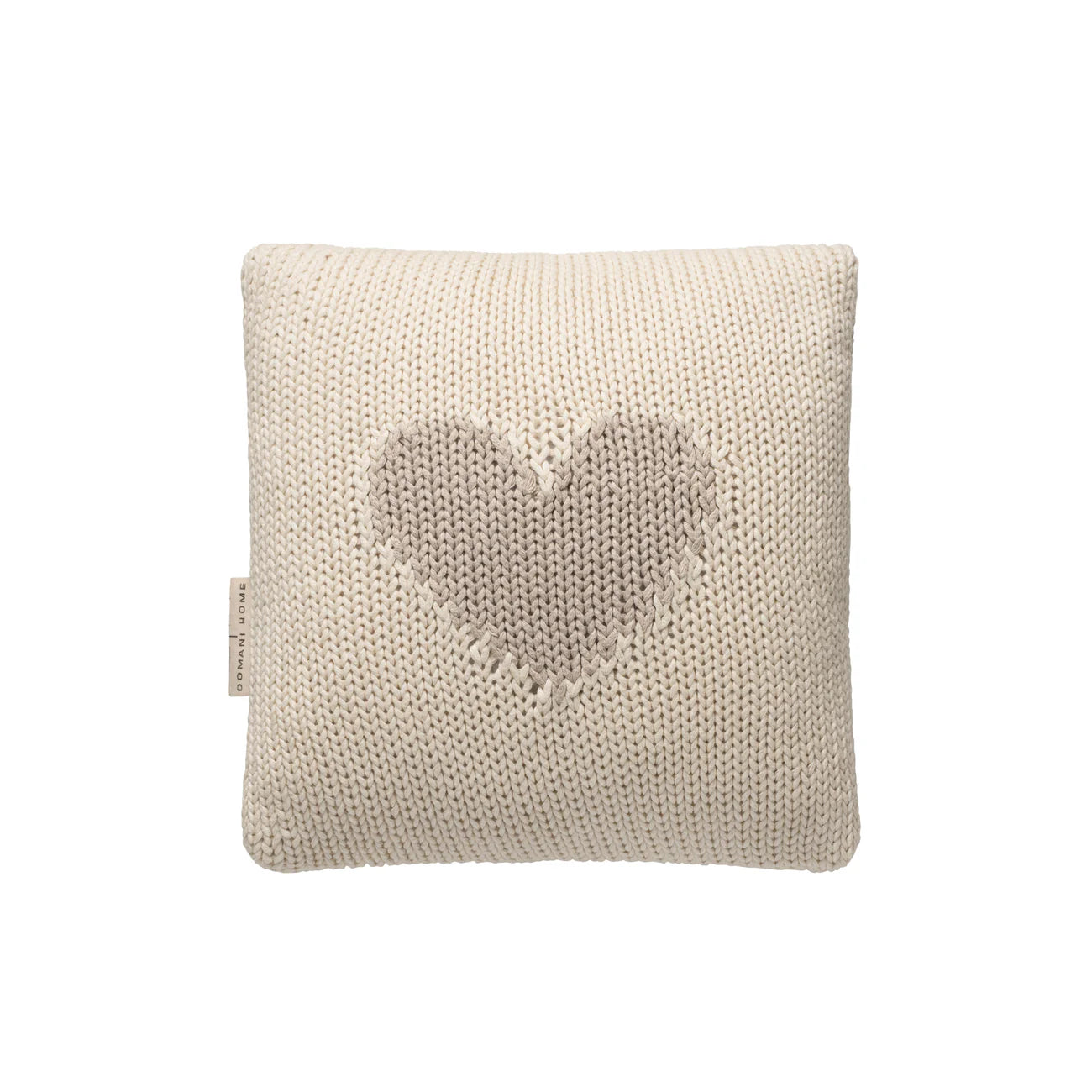 Domani Home Mini Toss Grey Heart Cusion