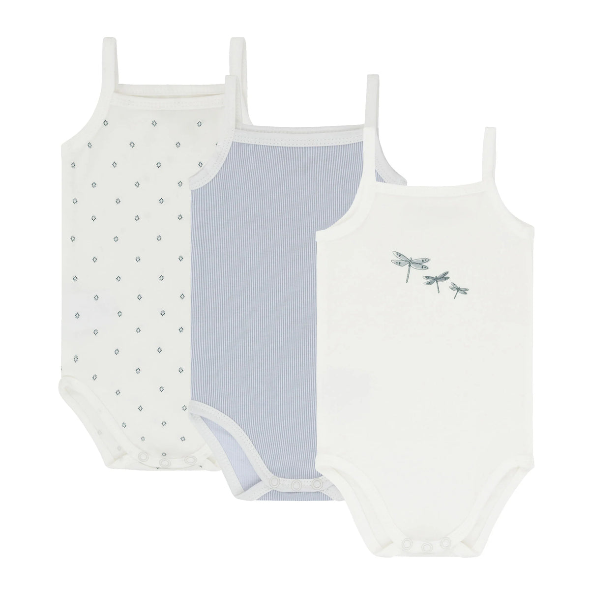 Ely's & Co Cotton Undershirts (3 Pack, Spaghetti Straps)
