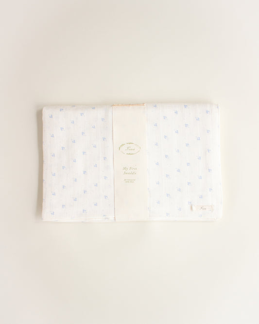 Ferné My First Swaddle - Blue Calico