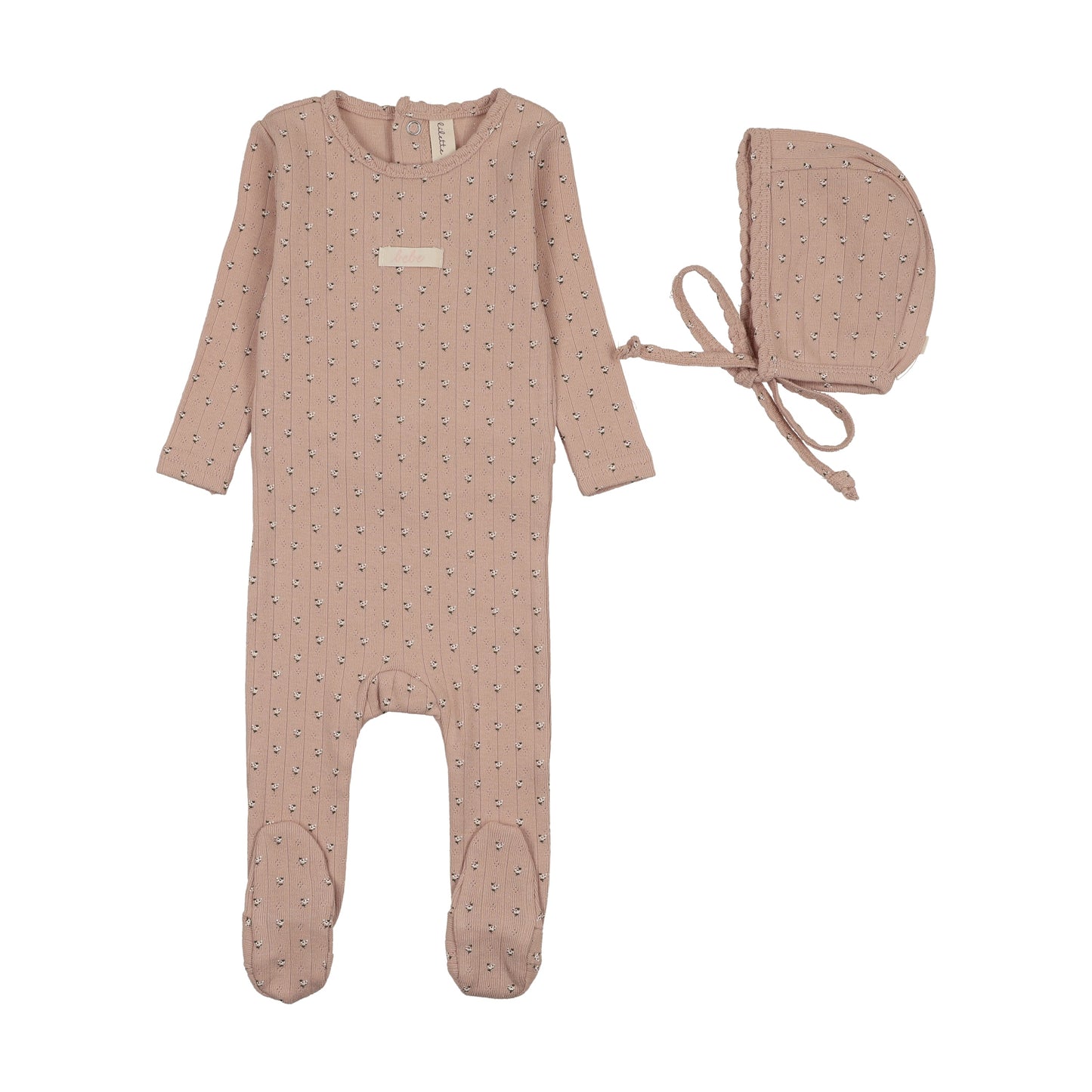 Lilette Floret Print Footie Set