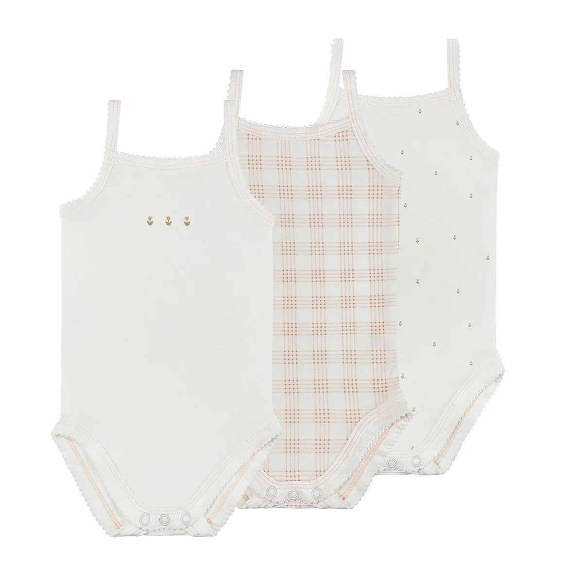 Ely's & Co Floral Plaid Undershirts