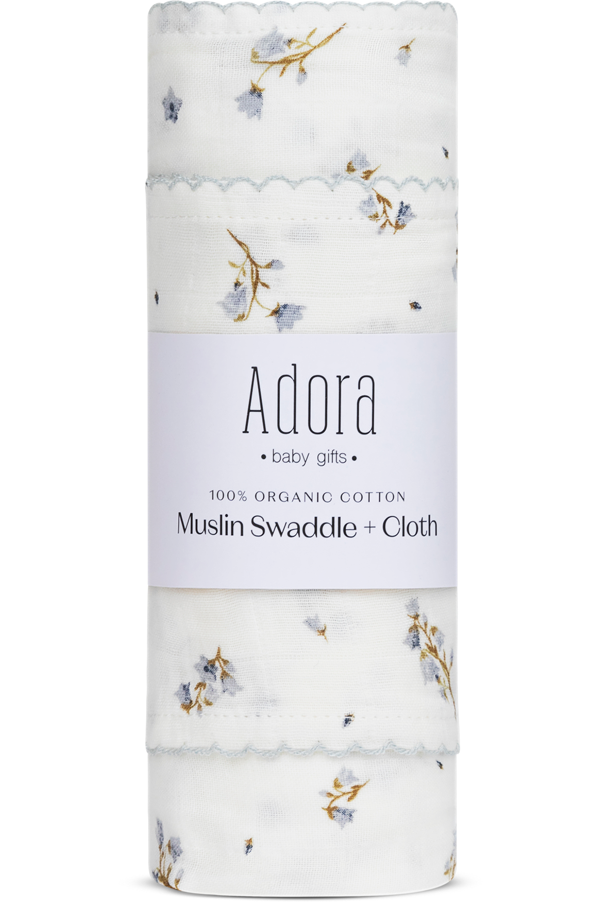 Adora Boy Floral Swaddle + Cloth