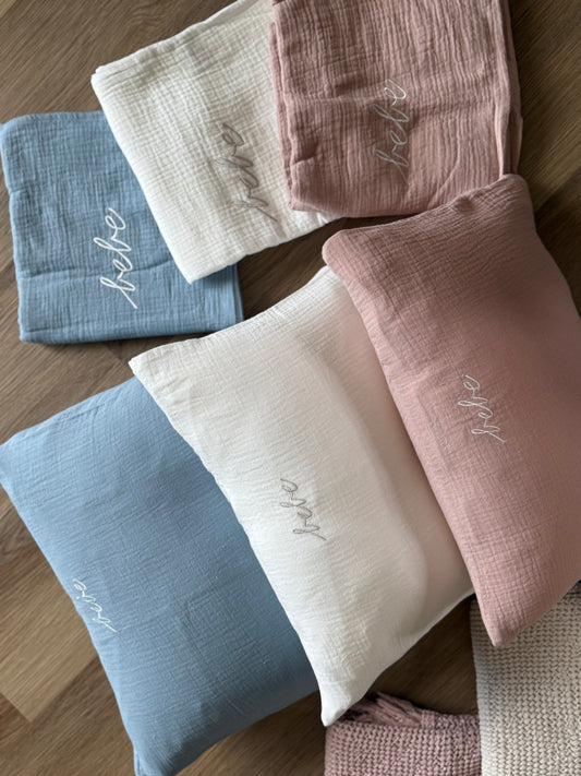 Domani Home Gauze Linen Bebe Boudoir Sham