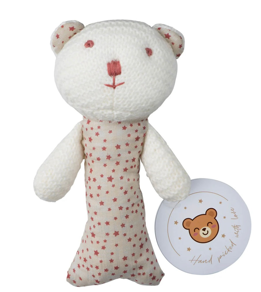 Picky Baby Rattle Squealer - Mauve
