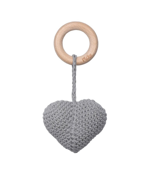 Picky Heart Rattle Teether