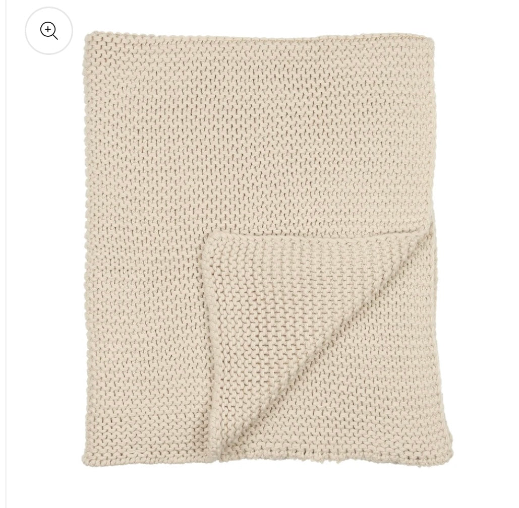 Mema Knit Chunky Knit Blanket