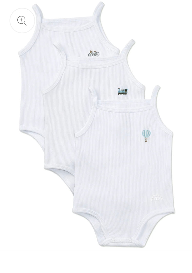 Minimoi Ribbed Bodysuit 3 Pack