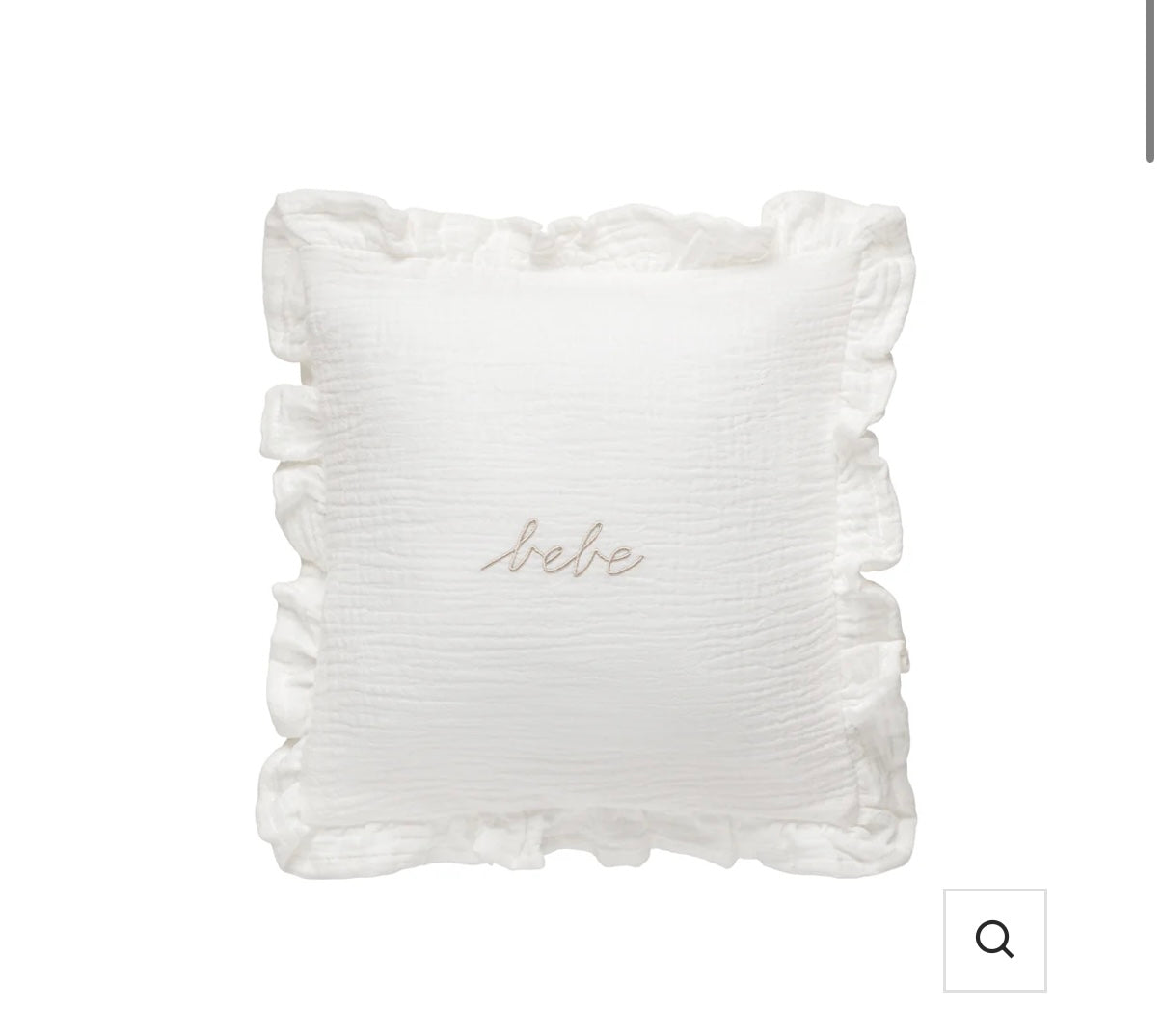 Domani Home Gauze Linen Bebe Pillow