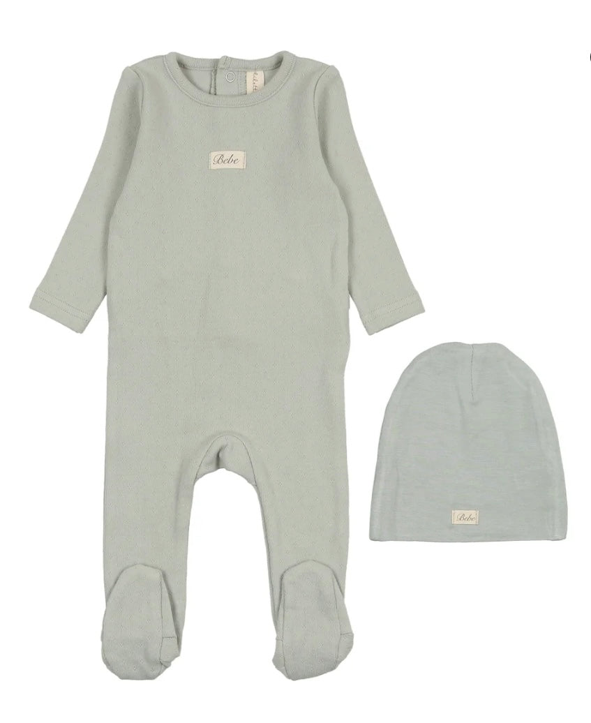 Lilette Pointelle Bebe Footie Set