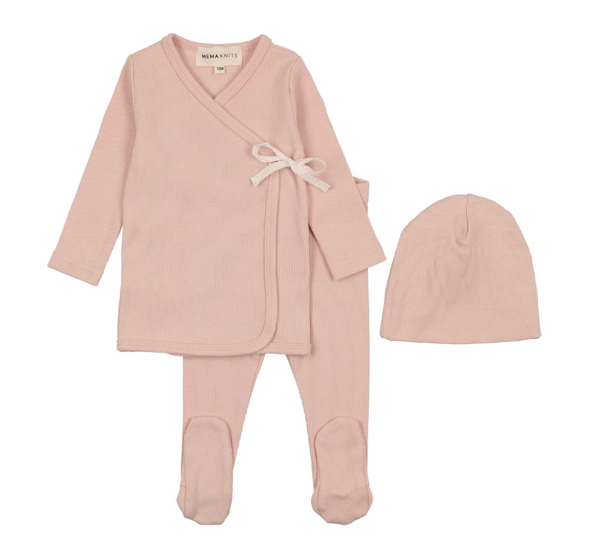 Mema Knits Mock Wrap Two Piece Set