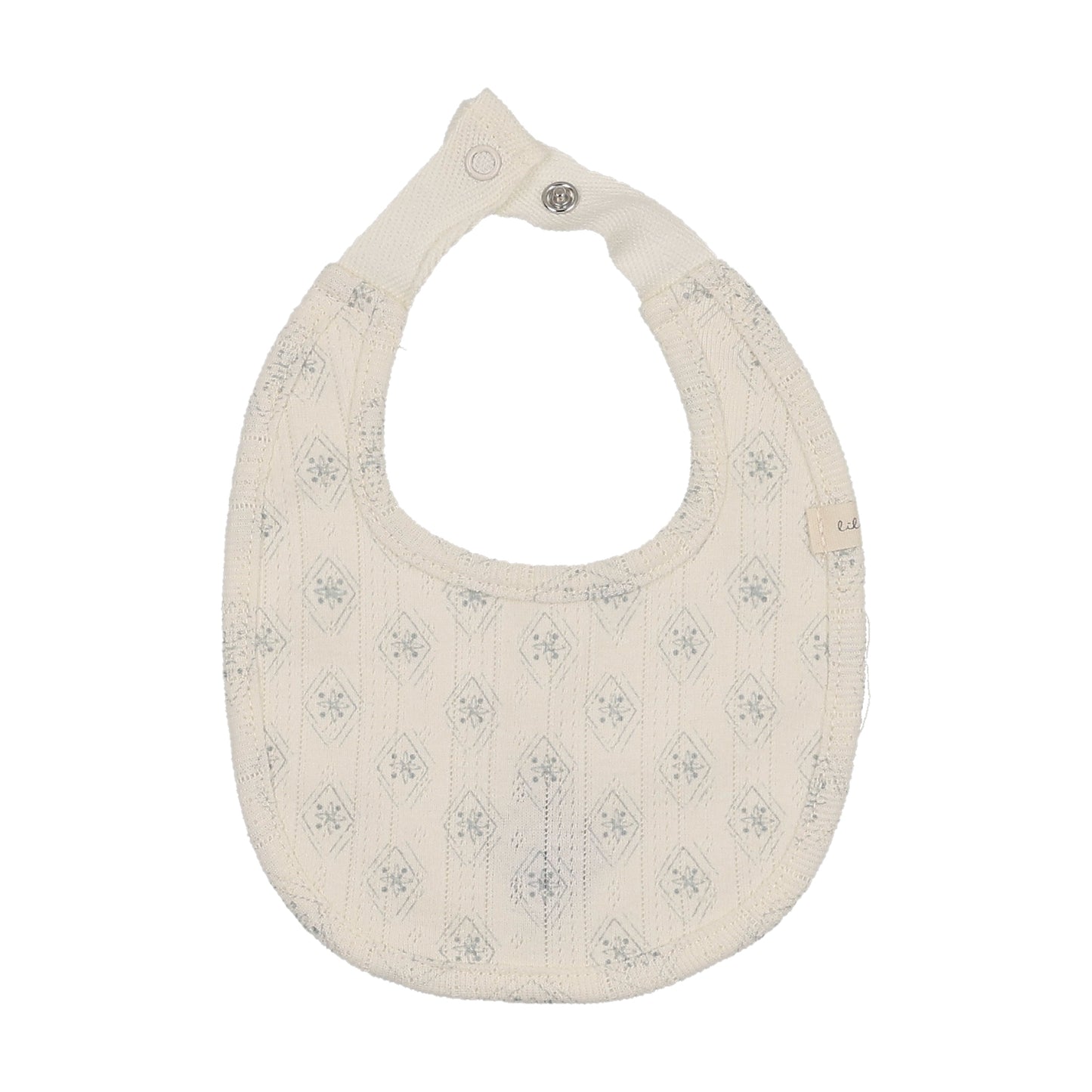 Lilette Geo Floral Print Bib