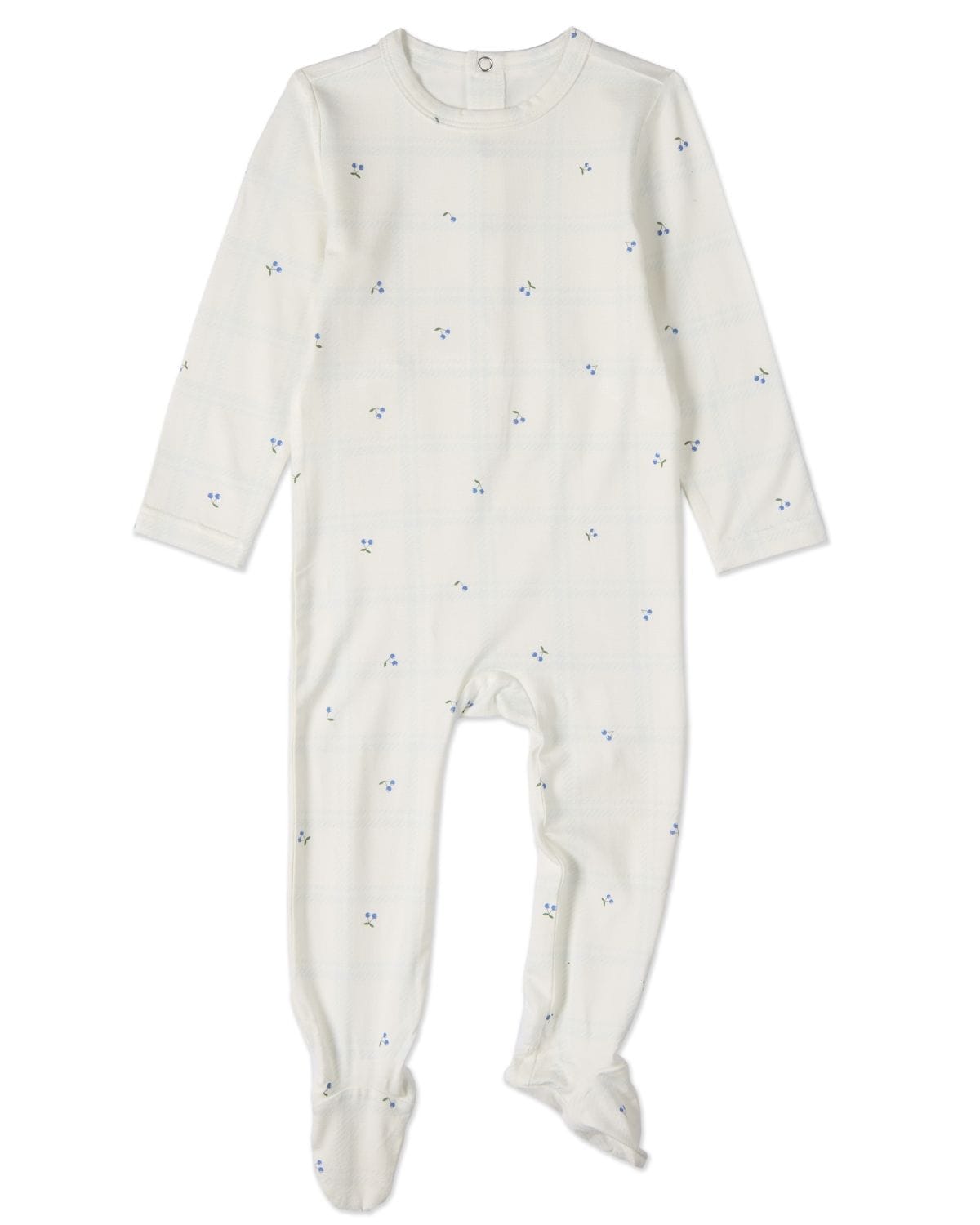 Minimoi Berry Sweet Plaid Footie