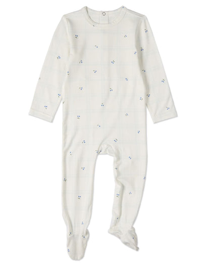 Minimoi Berry Sweet Plaid Footie