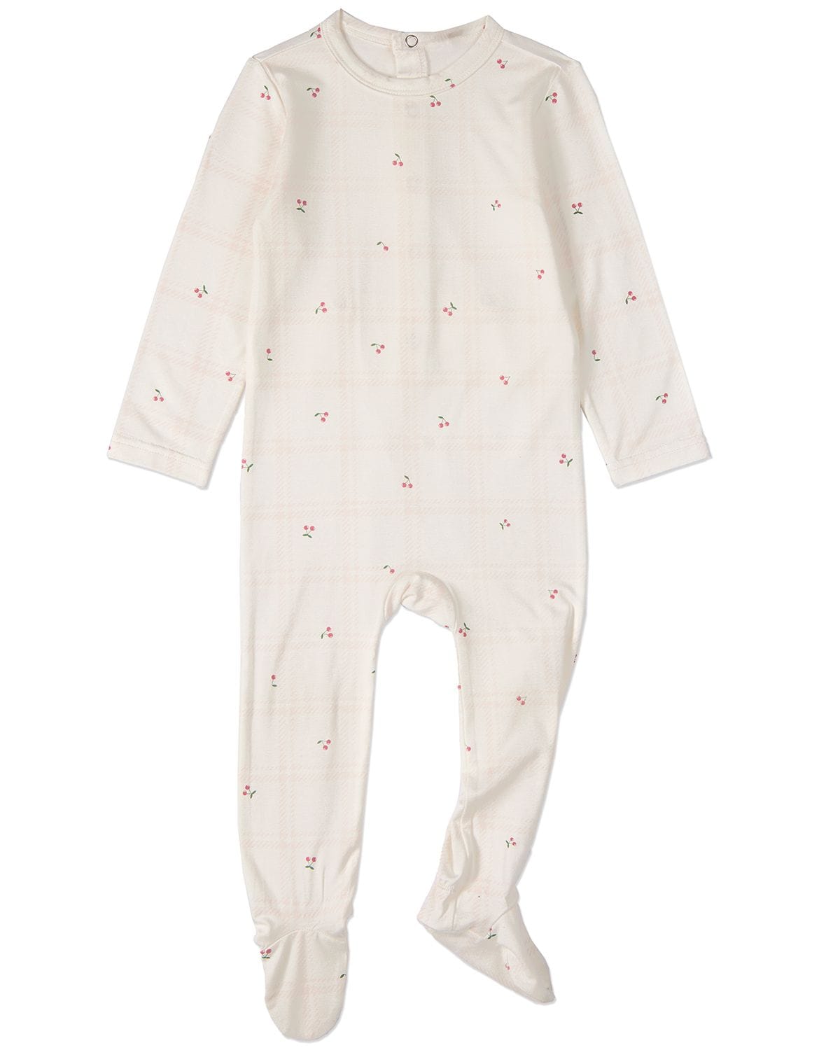 Minimoi Berry Sweet Plaid Footie