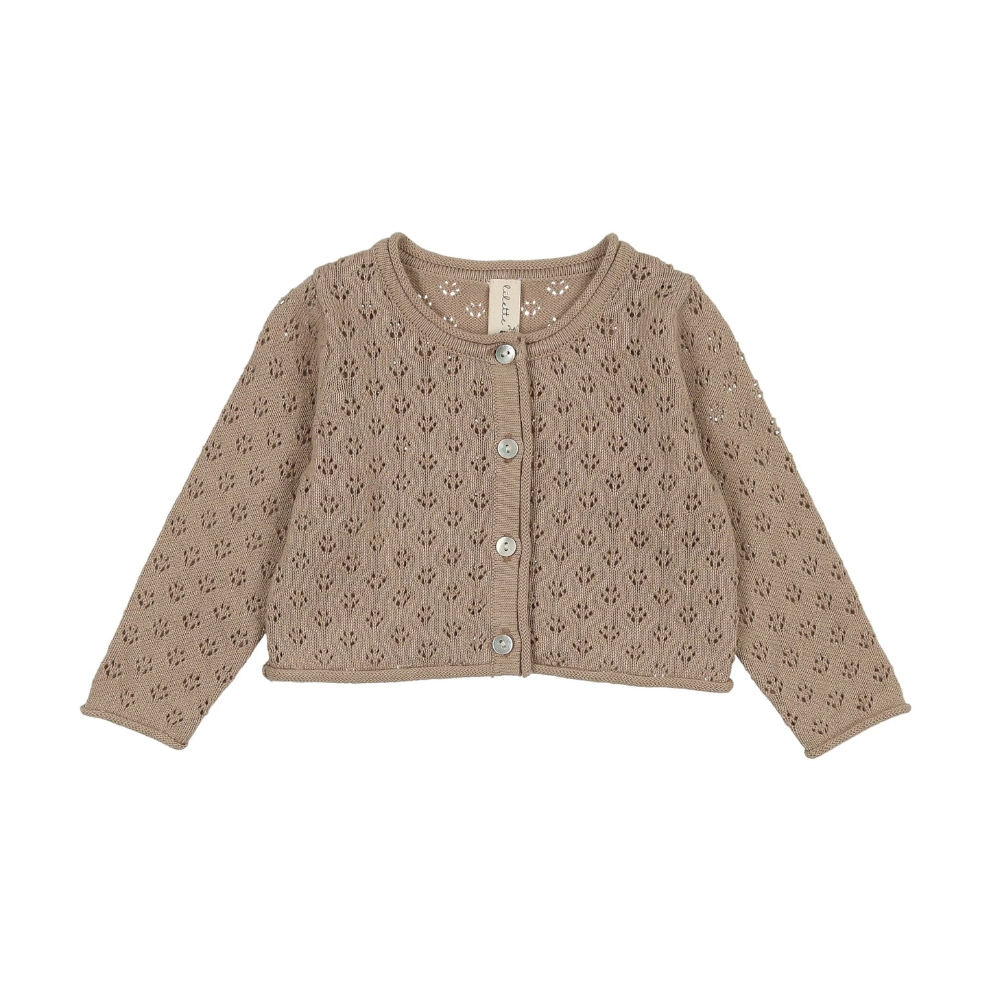 Lilette Knit Pointelle Cardigan