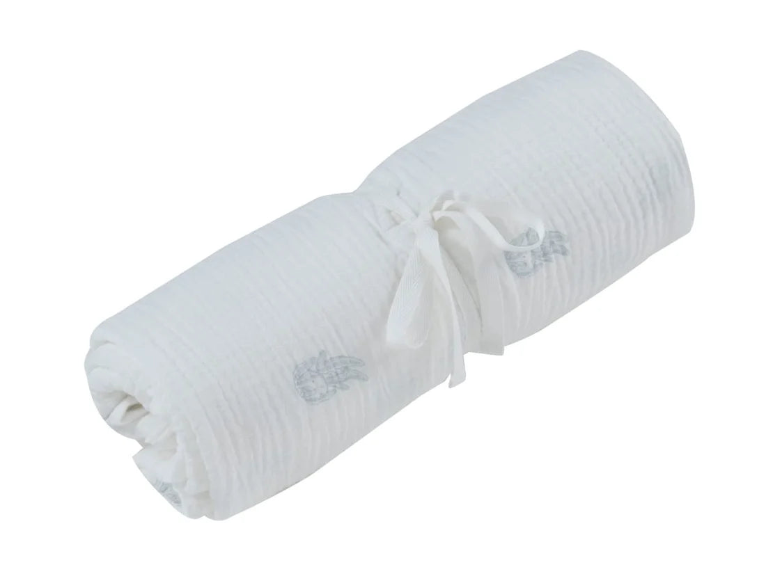 Kipp Atelier Bunny Swaddle - Blue