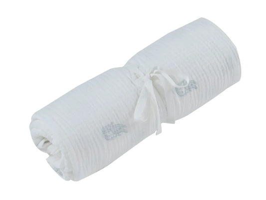 Kipp Atelier Bunny Swaddle - Blue