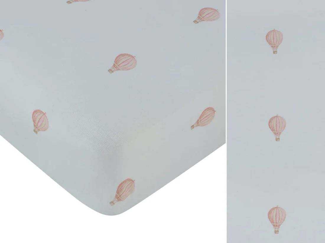 Kipp Ciel Enfant Fitted Bassinet Sheet - Pink