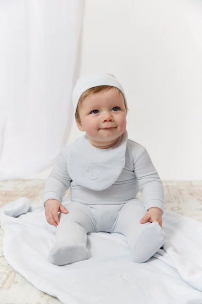 Kipp Whinny Wrap Footie, Hat & Blanket Set - Blue