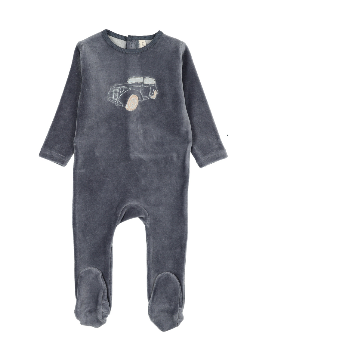 Lilette Stitched Graphic Velour Footie